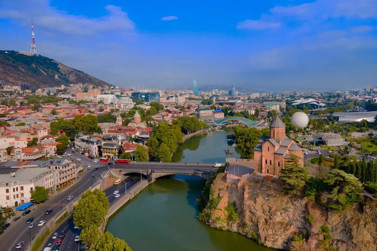 the main city of Georgia (Country)
