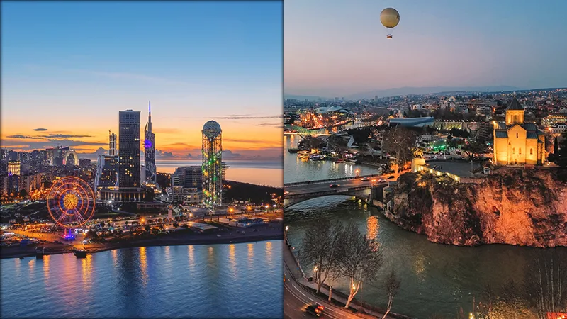 best investment cities for more opportunities in Georgia (Country)